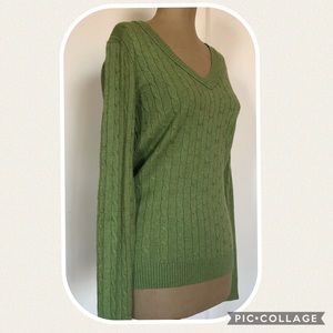 Moss Green LOFT Sweater